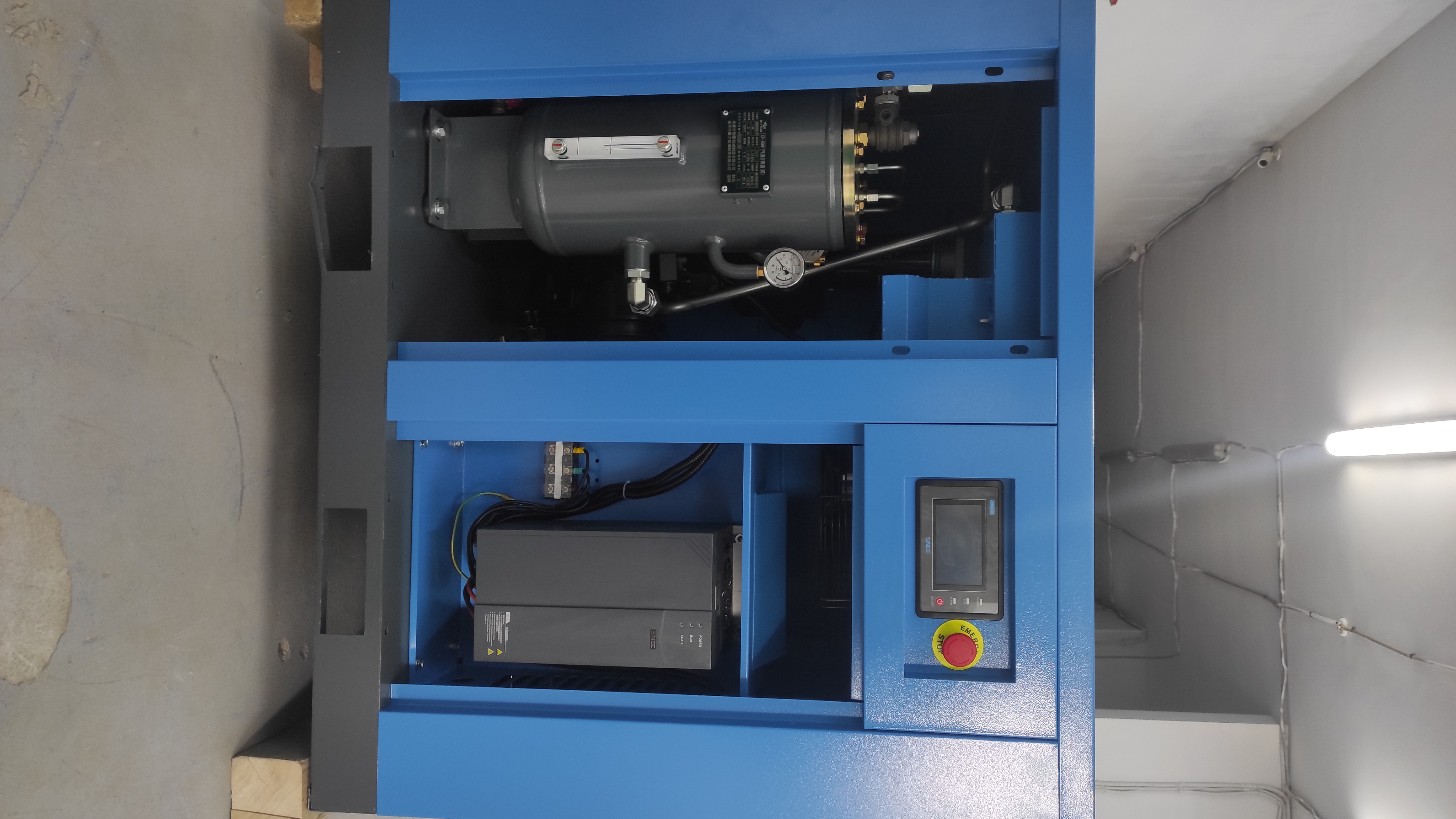 Комплект компрессор 15 кВт, 16 бар (+осушитель и ресивер)