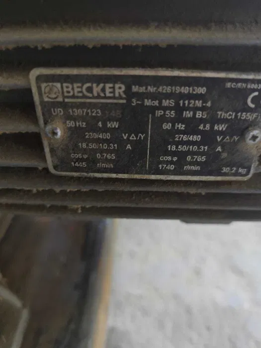 Пресс мембранно-вакуумный Becker KVT 3.140