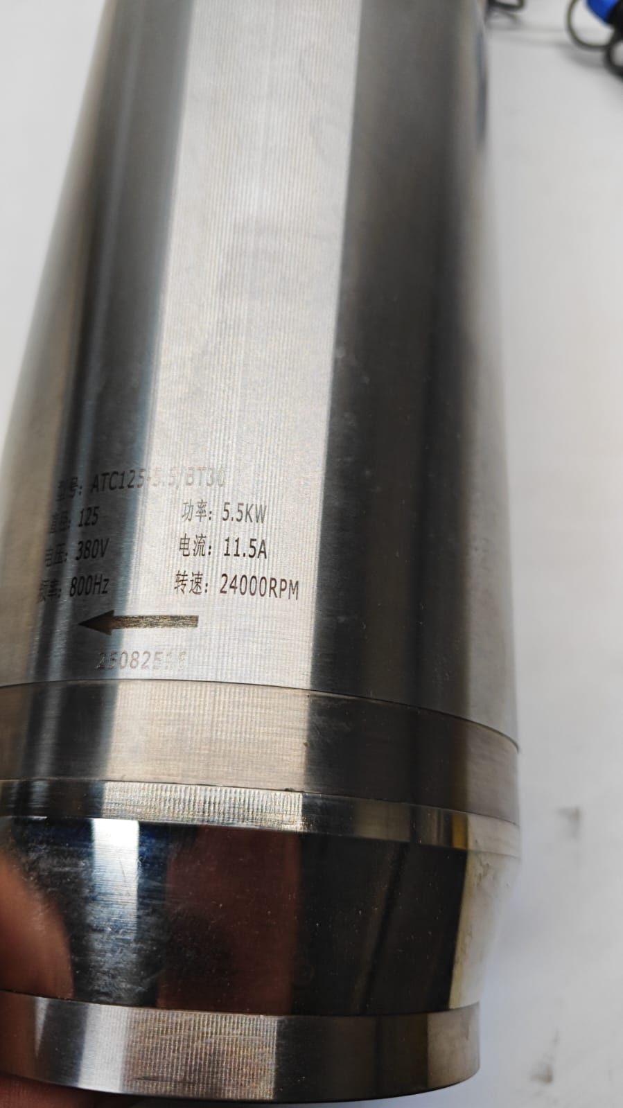 Шпиндель 5.5 кВт 380 В Автосмена (Водяное охлаждение)