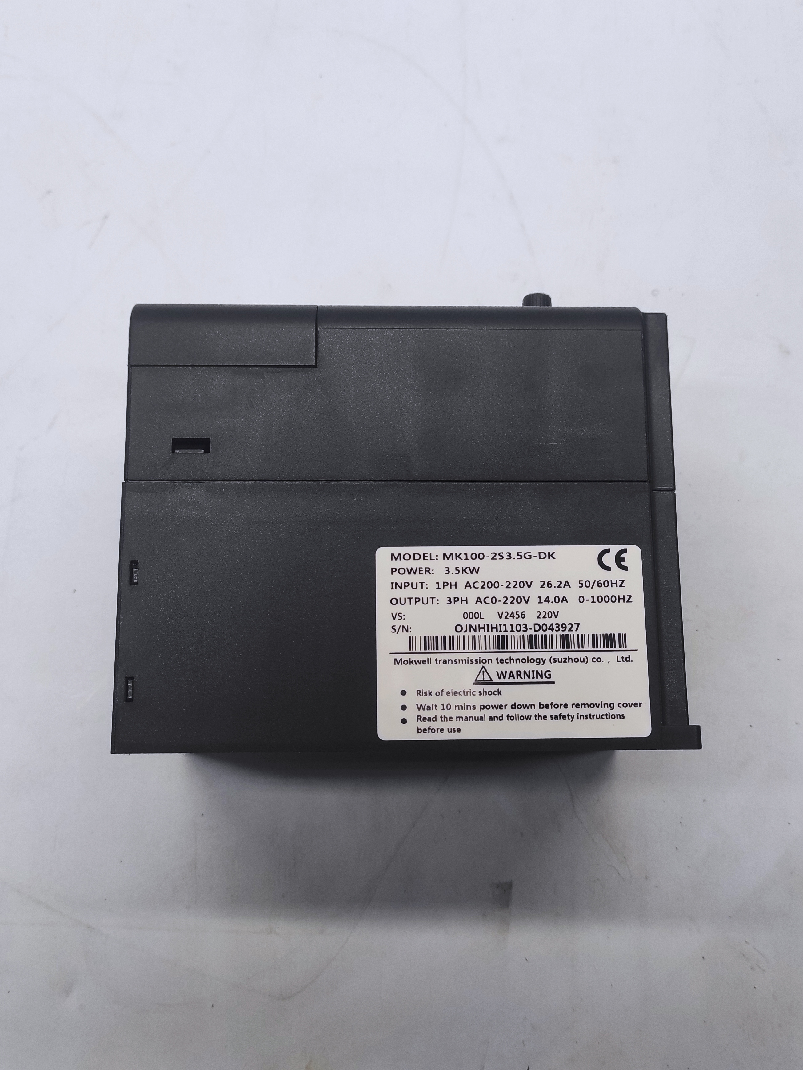 Инвертор Mokweir MK100-2S3.5. Частотный преобразователь (VFD)